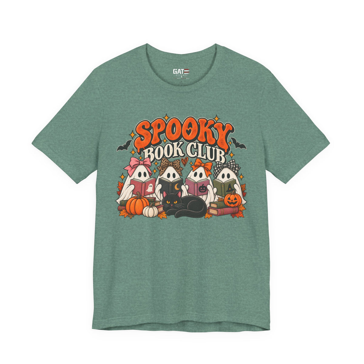 Spooky Book Club Halloween Shirt | Ghost Reading Tee