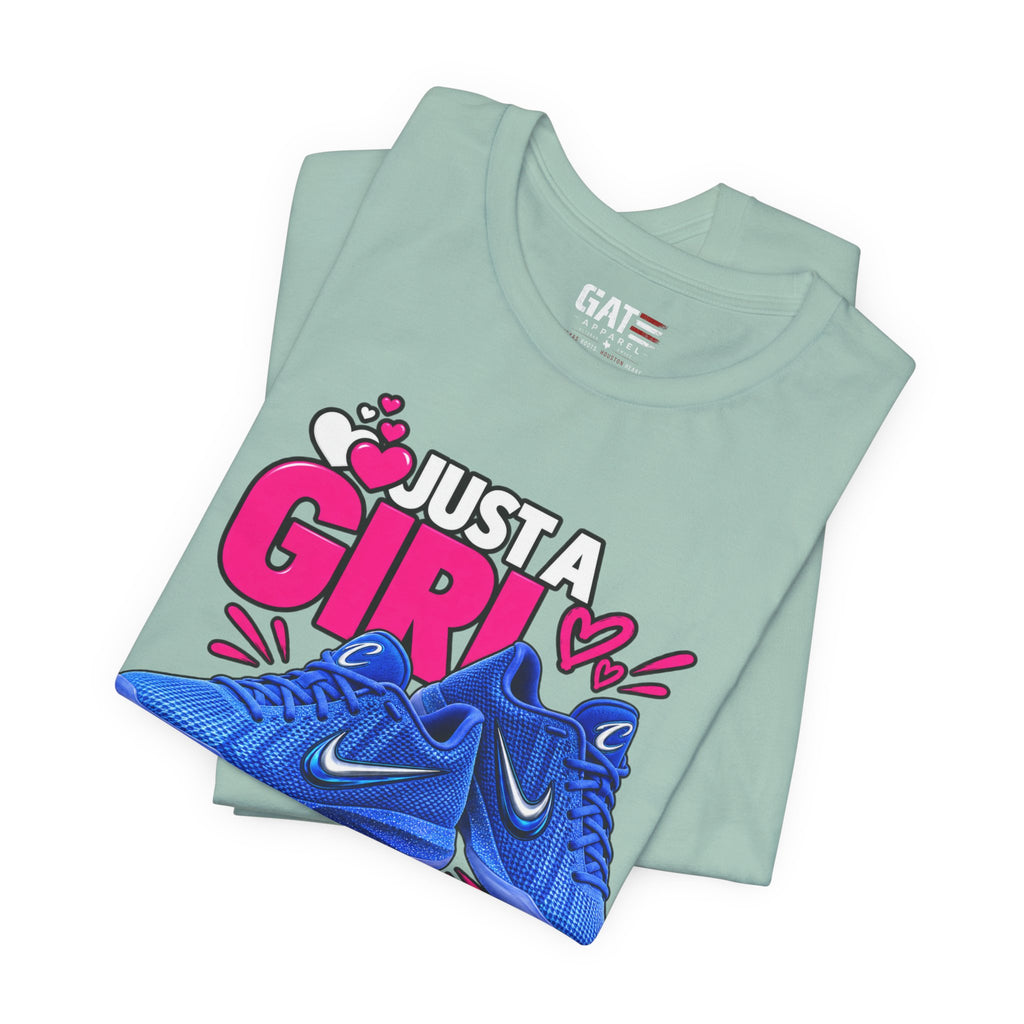 Caitlin Clark Caitlin 1s Just a Girl Sneaker Shirt | Style 1