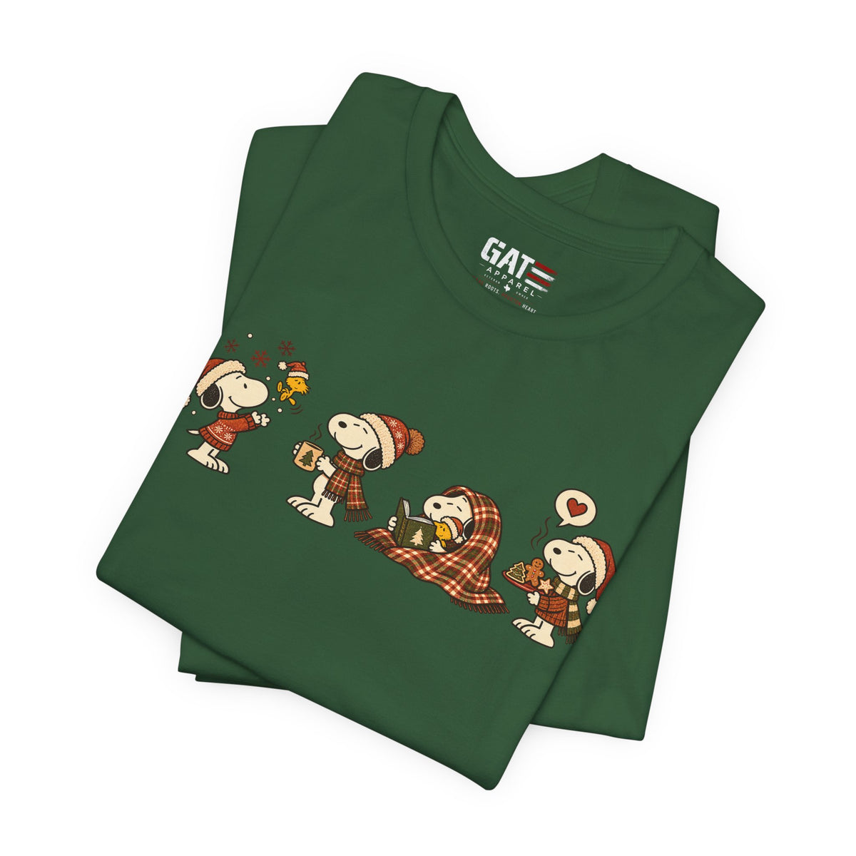 Cozy Christmas Snoopy Shirt - product mockup view 29