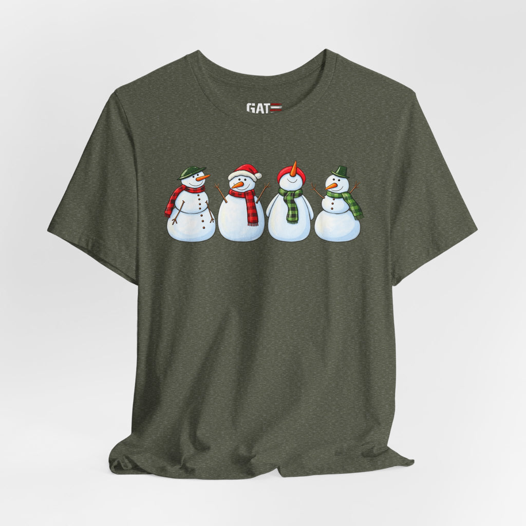 Snowman Winter Graphic T-Shirt - product mockup view 27