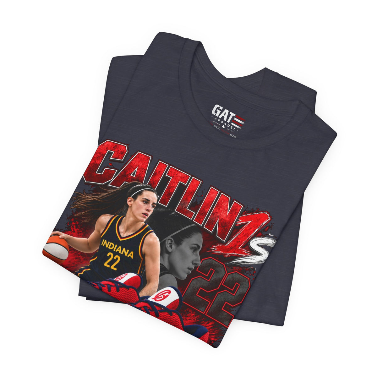 Caitlin Clark Caitlin 1s USA Reds Sneaker Shirt