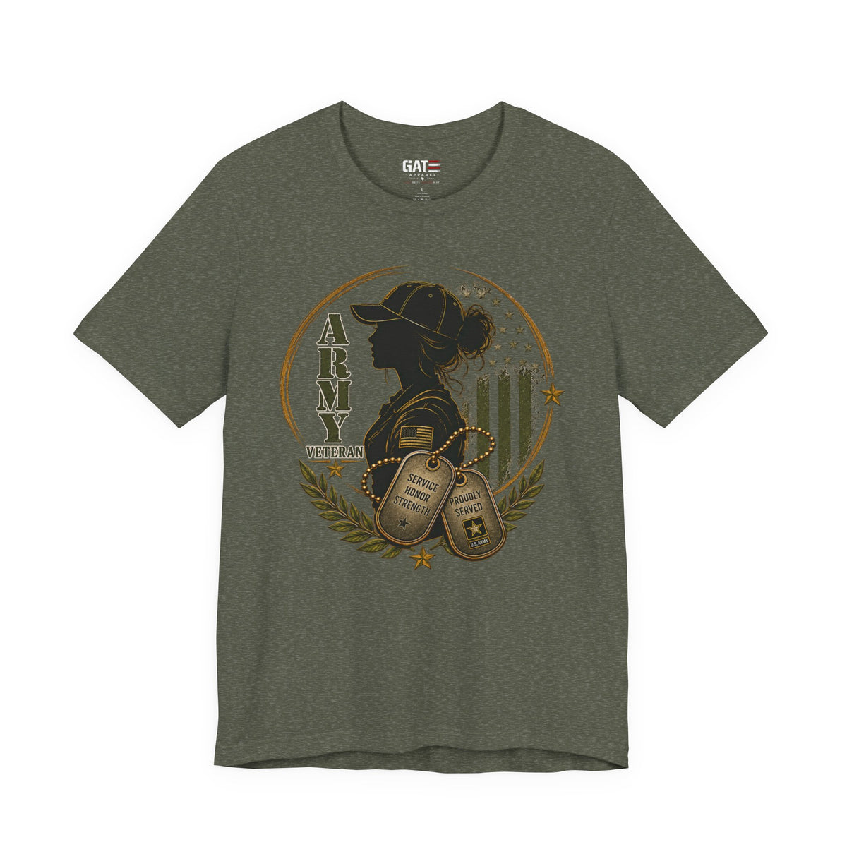 Female Army Veteran Shirt | Women's Military Tee