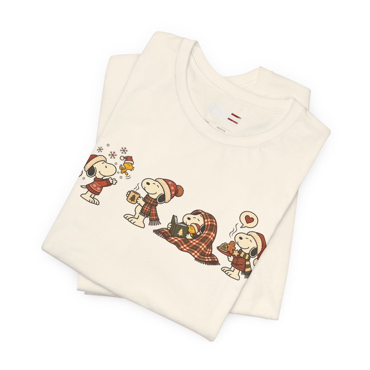 Cozy Christmas Snoopy Shirt - product mockup view 22