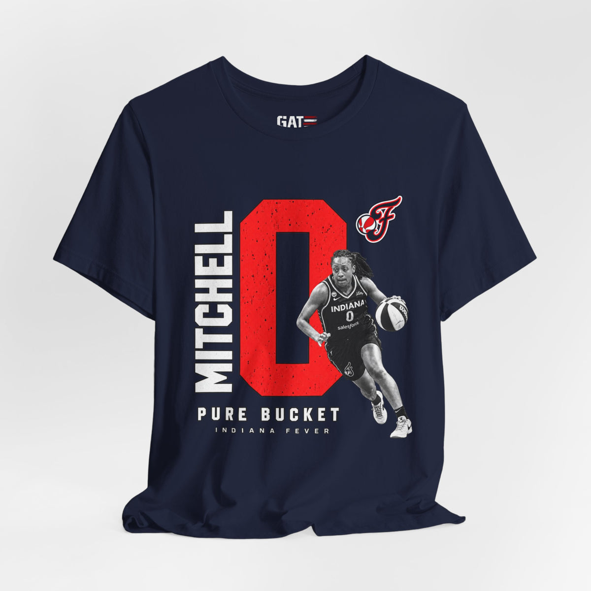 Kelsey Mitchell Shirt | Indiana Fever WNBA Basketball Tee