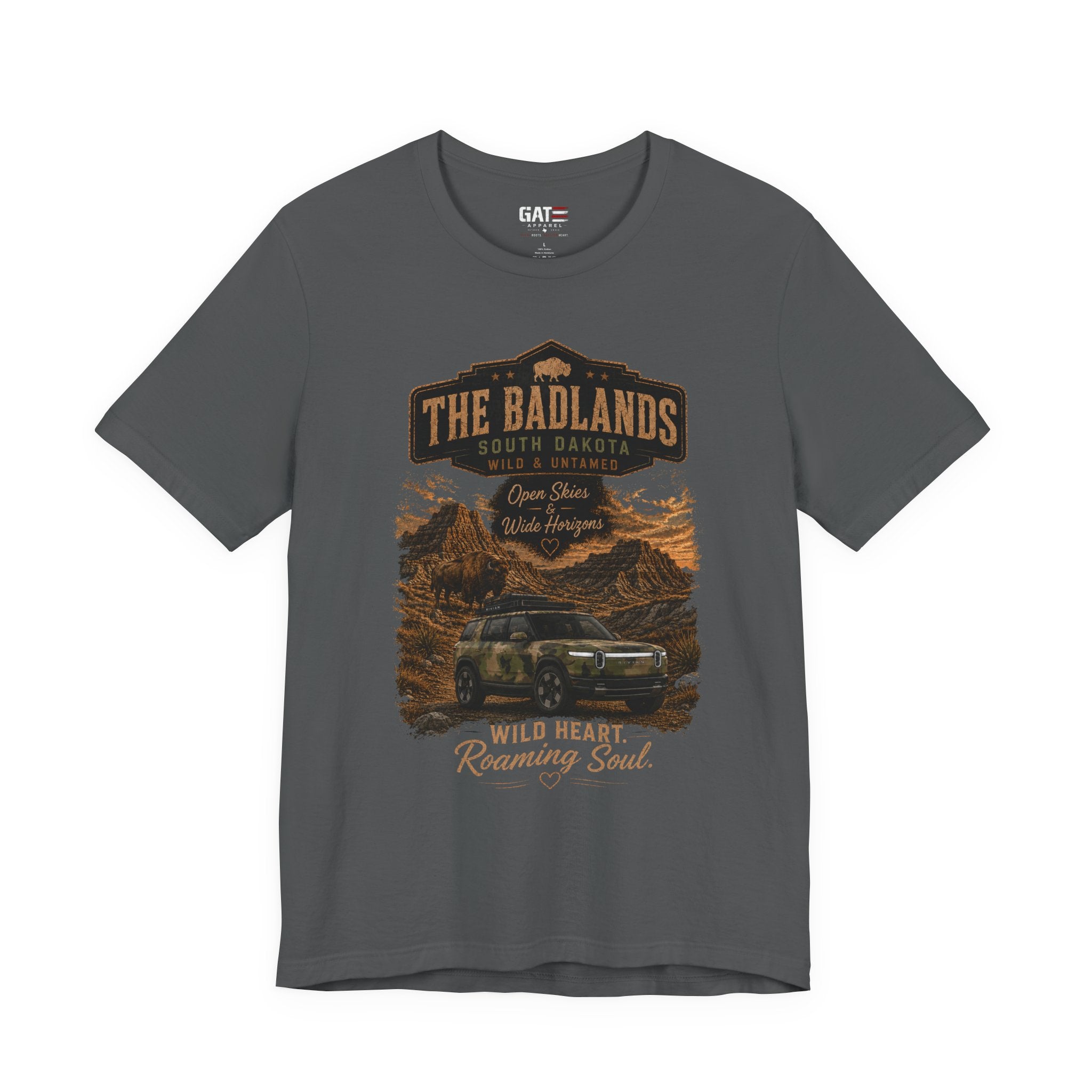 Badlands South Dakota Tee – Scenic Off-Road Adventure Shirt