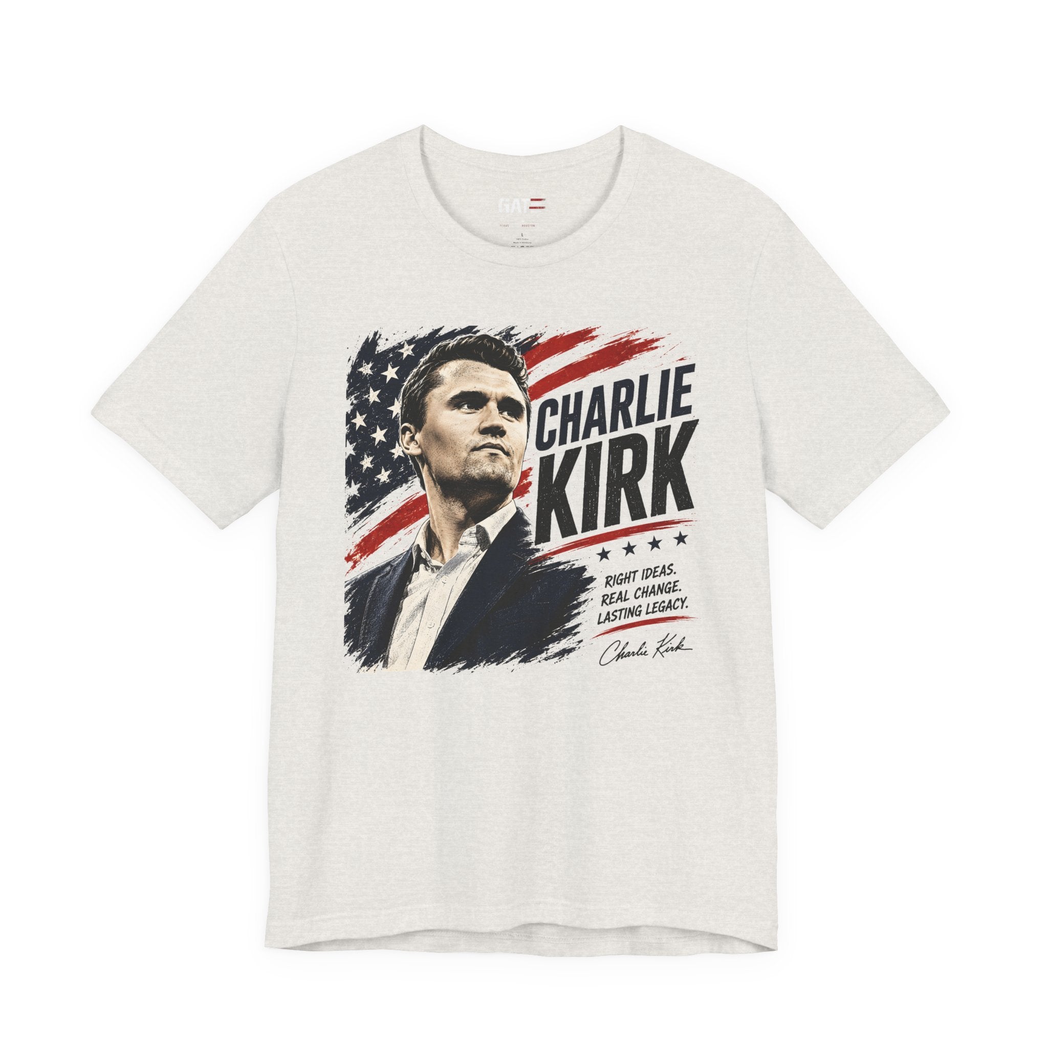Charlie Kirk Shirt Conservative Patriotic T Shirt Republican American Flag Tee USA Freedom Gift Political Apparel