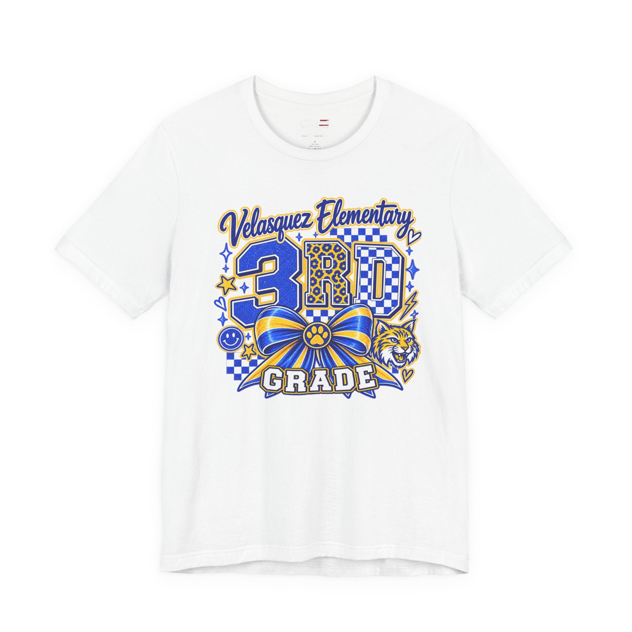 Custom School Shirt Personalized Coquette Bow School Spirit Teacher Student Tee