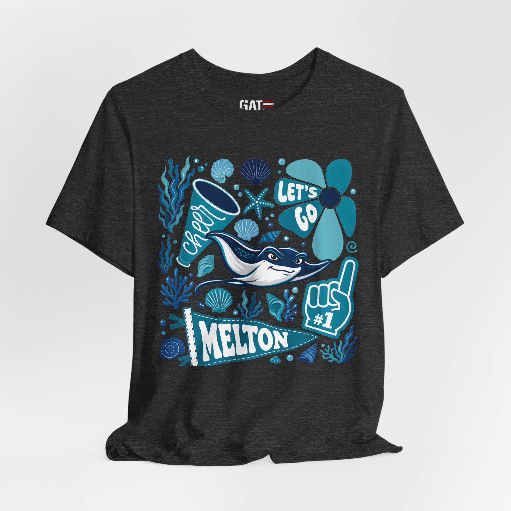 Melton Graphic Tee — 'Let's Go' Ocean Adventure T-Shirt