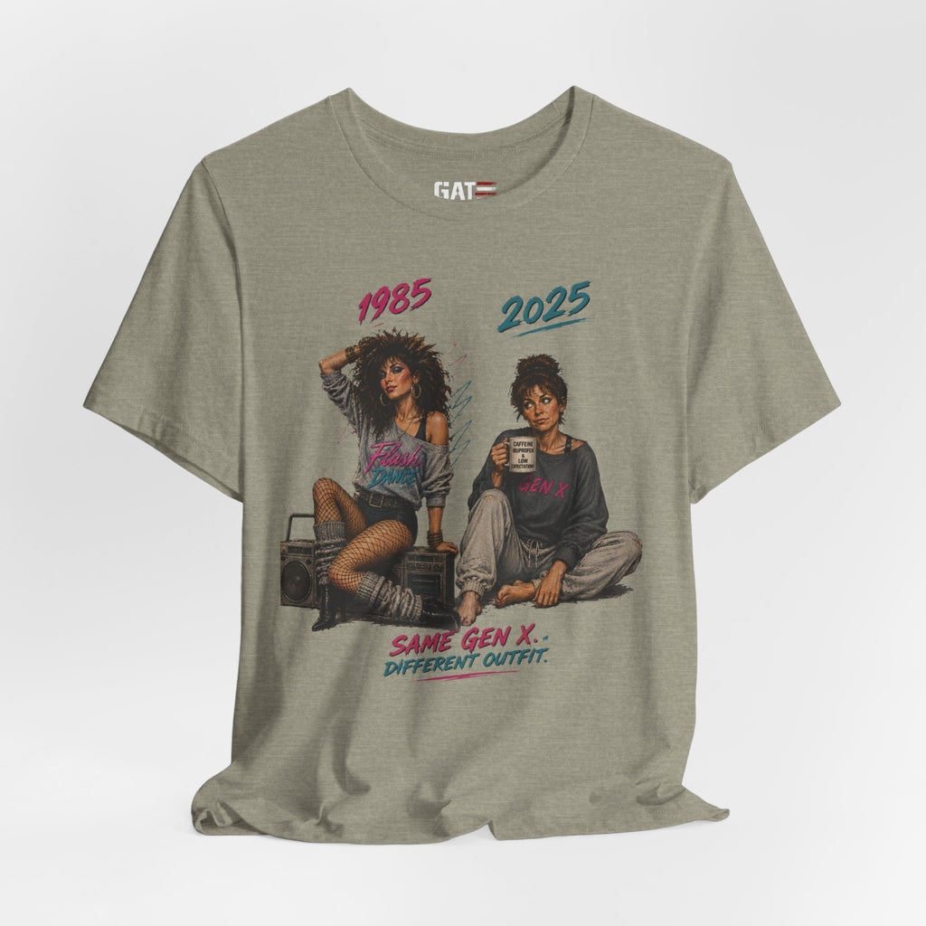 Retro 80s Vibes Tee — "1985 2023 Same Deal?" Graphic T-Shirt