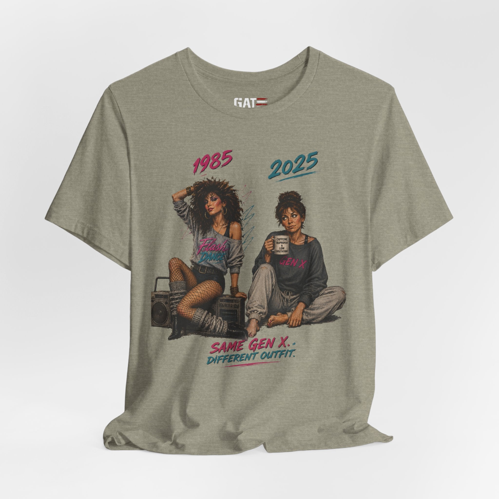 Retro 80s Vibes Tee — "1985 2023 Same Deal?" Graphic T-Shirt