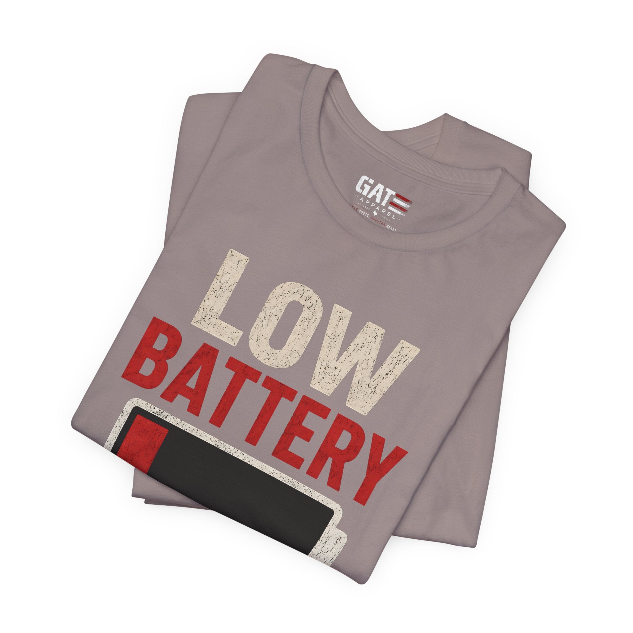 Low Battery Dad of 3 Kids Shirt, Funny Tired Dad Tee, Father of Four Gift, Parenting Humor Shirt, Exhausted Dad Graphic Tee