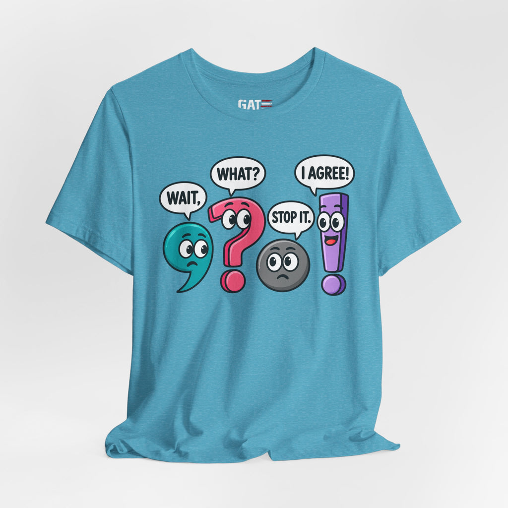 Punctuation Teacher Shirt | Funny Grammar Classroom Tee