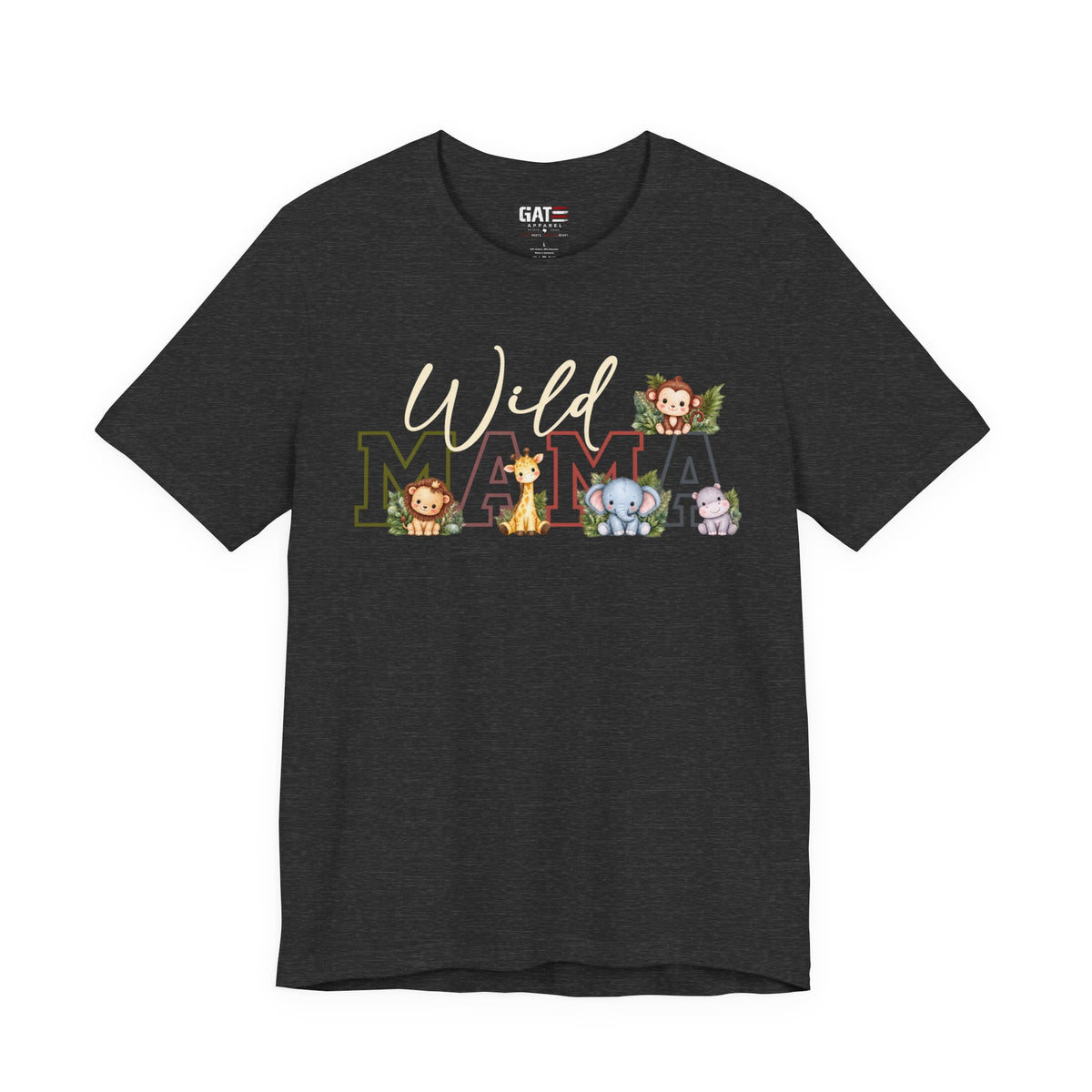 Wild Mama Tee — Cute Jungle Animal Mom Shirt - product image 4