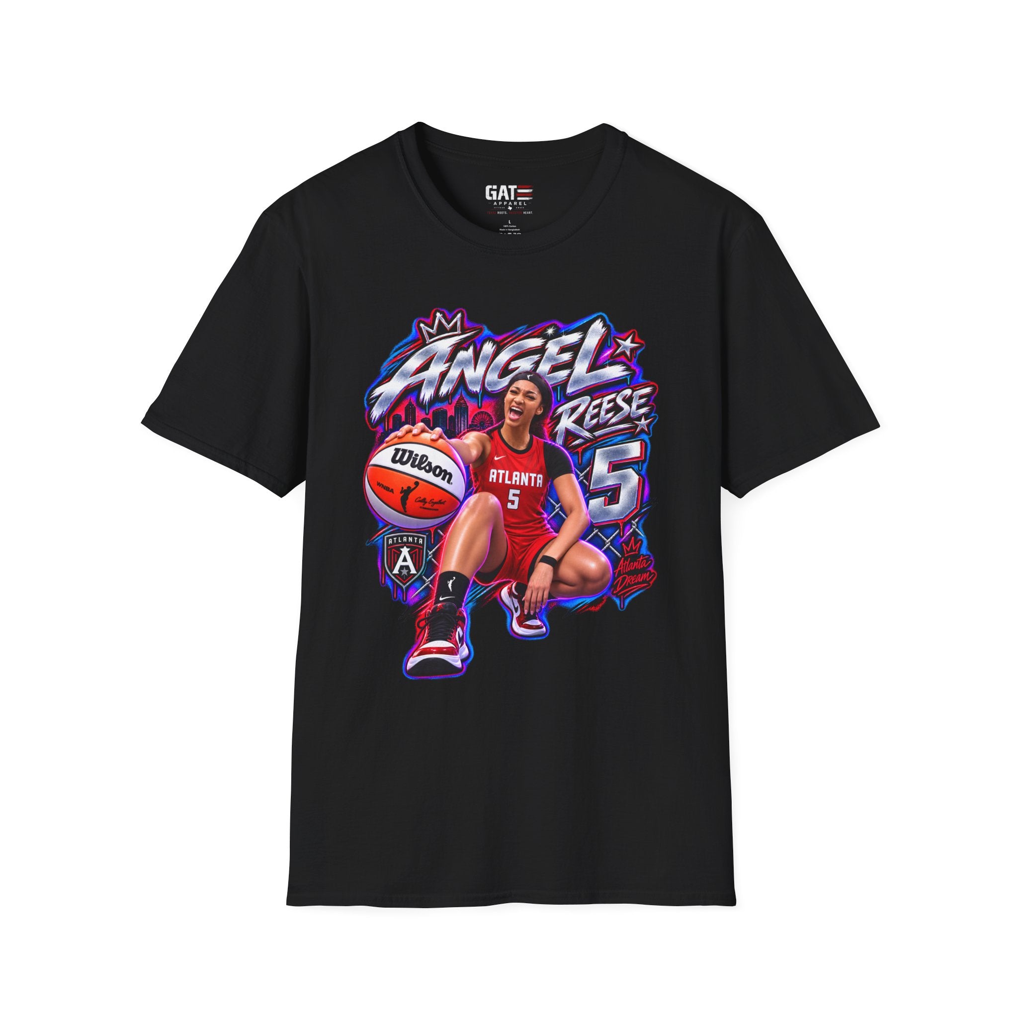Angel Reese Atlanta Dream Shirt WNBA Basketball Graphic Tee