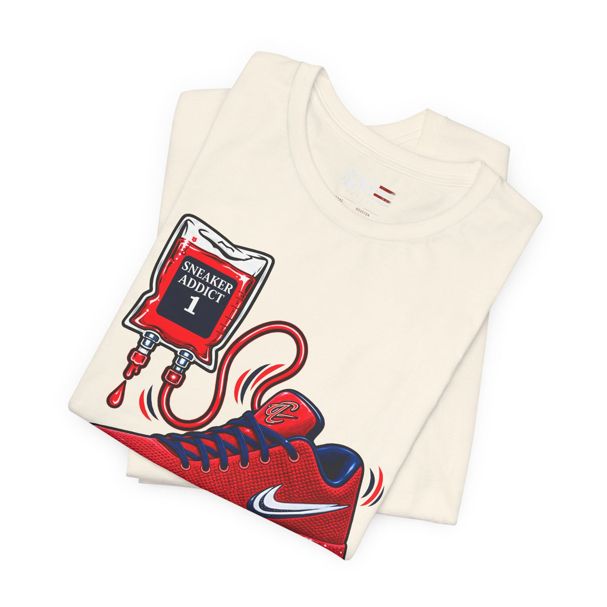 Caitlin Clark Caitlin 1s Addict Red Sneaker Shirt