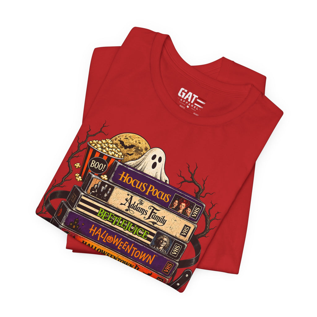 Halloween Movie Stack Shirt | Spooky Classics Tee