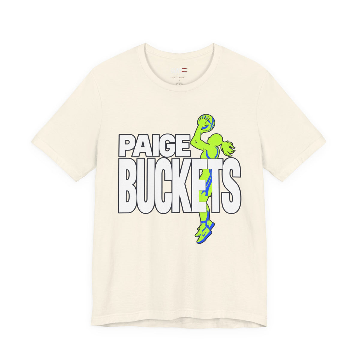 Retro women's basketball graphic shirt mockup
