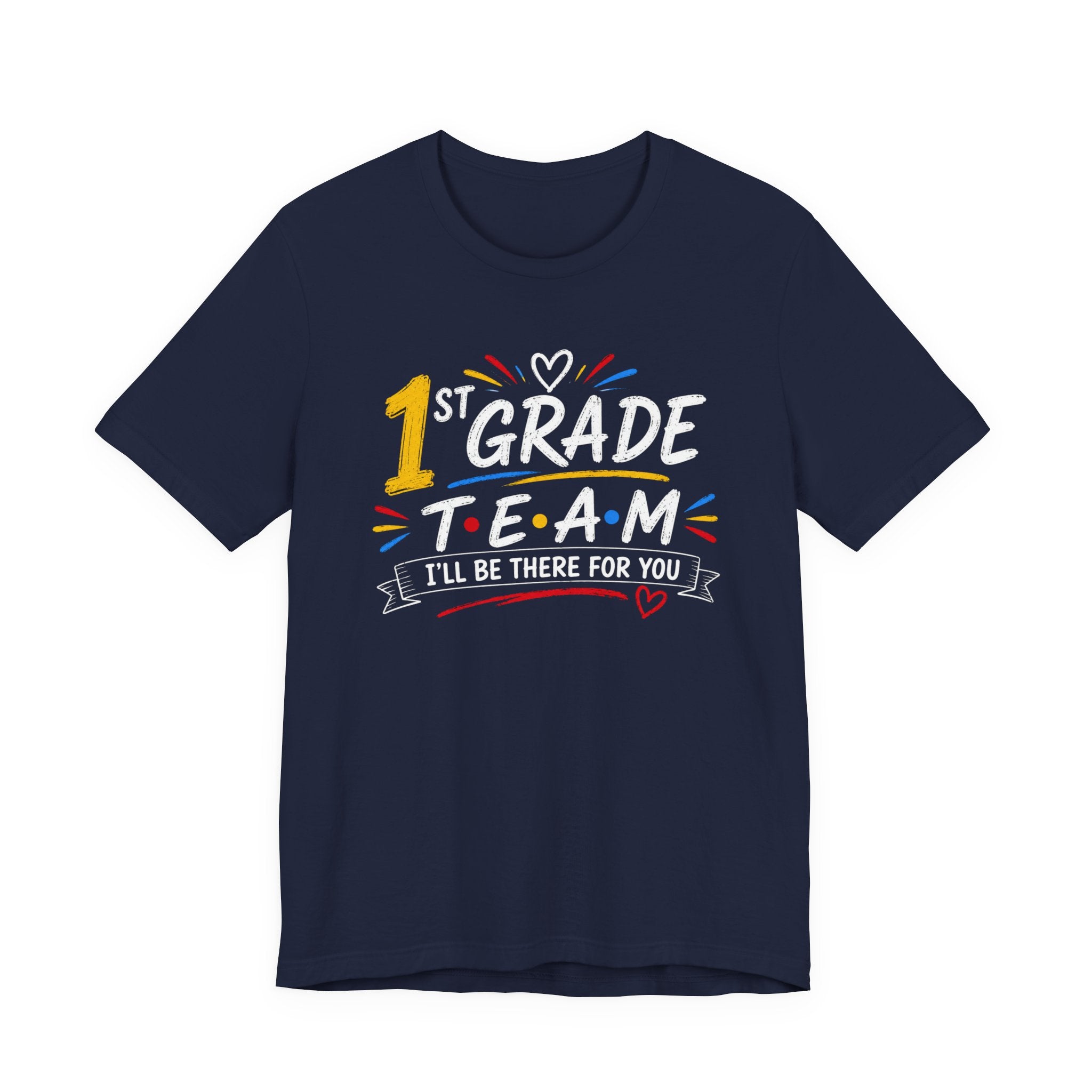 1st Grade Team Tee, Teacher Squad Shirt, Color Dot Inspired Teacher Shirt, Grade Level Team Gift, School Staff Apparel, Friends Theme