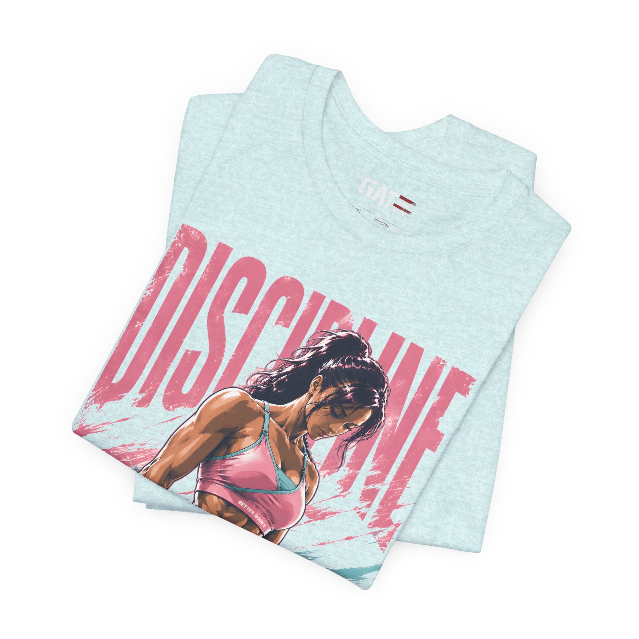 Discipline Looks Good On You Shirt, Women's Gym Shirt, Motivational Workout Tee, Fitness Graphic T Shirt, Cute Gym Apparel, Weightlifting