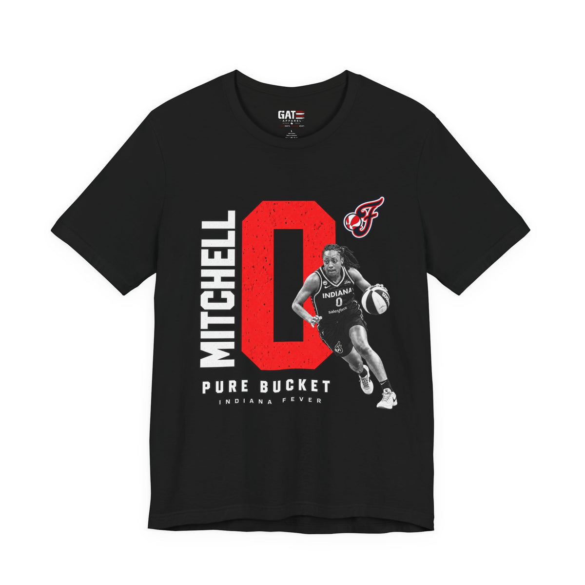 Kelsey Mitchell Shirt | Indiana Fever WNBA Basketball Tee