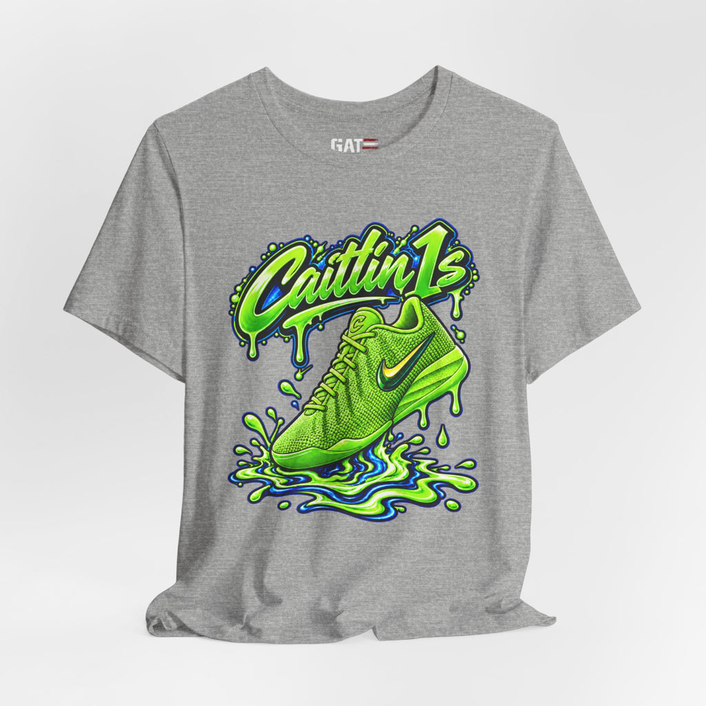 Caitlin Clark Caitlin 1s Electric Green Sneaker Shirt