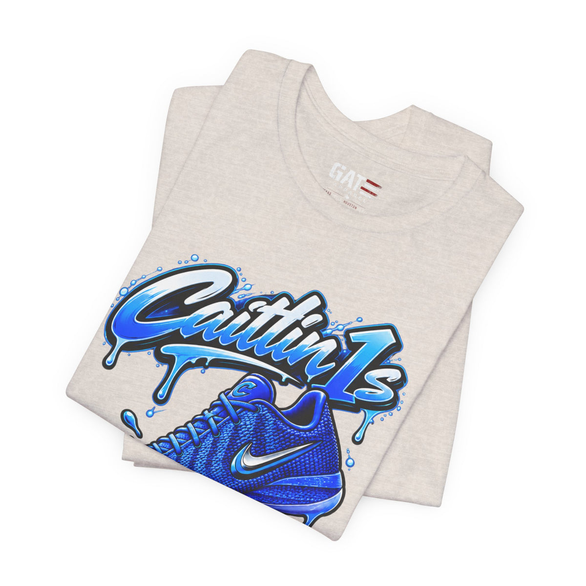 Caitlin Clark Caitlin 1s Racer Blue Drip Sneaker Shirt
