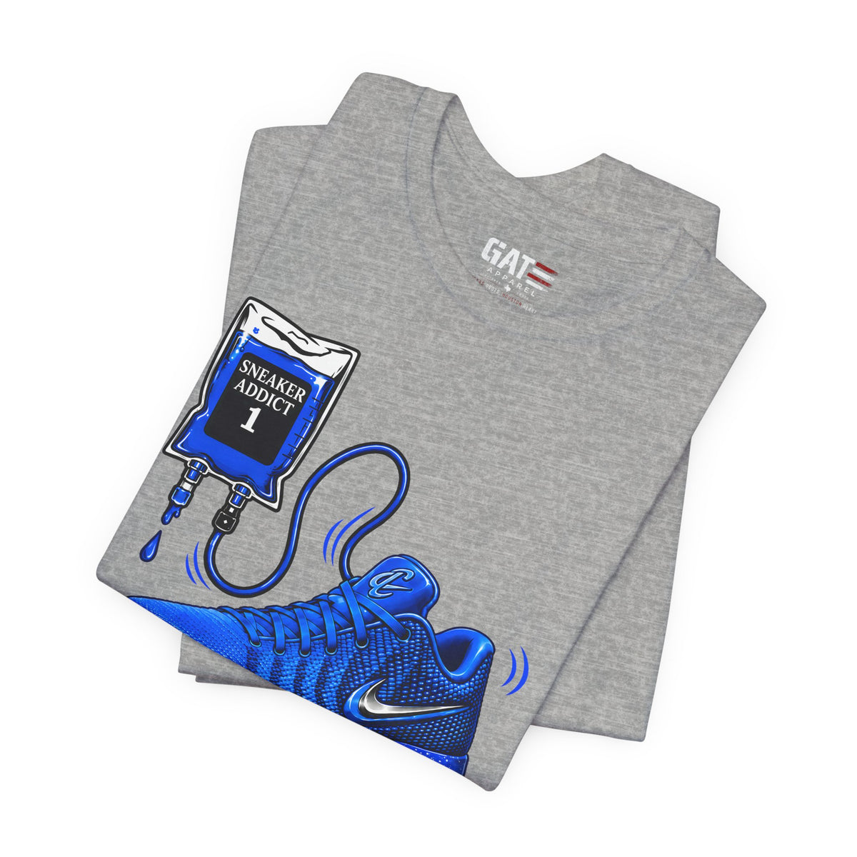 Caitlin Clark Caitlin 1s Addict Blue Sneaker Shirt