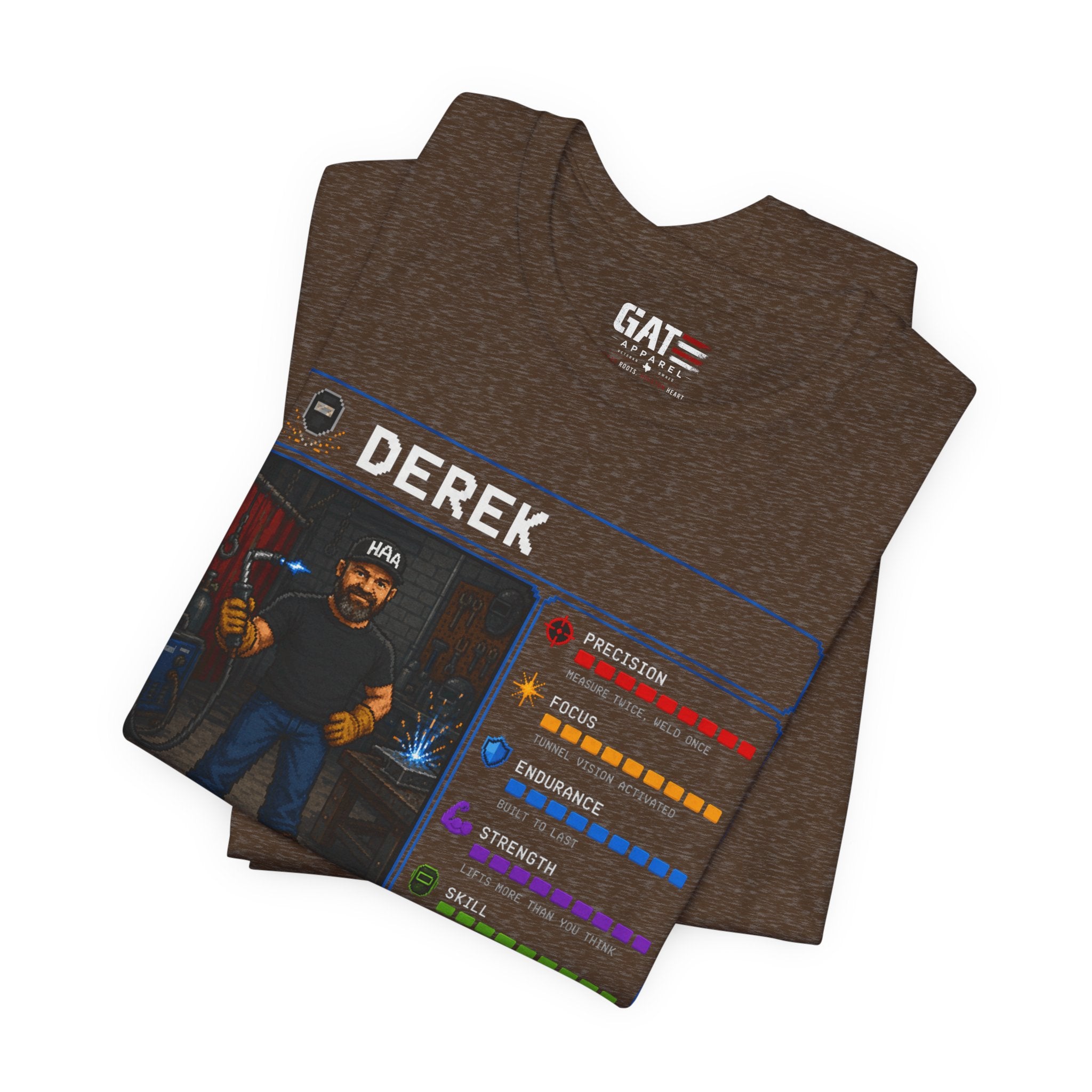 Custom Welder RPG Character Shirt| Personalized Welding Gift