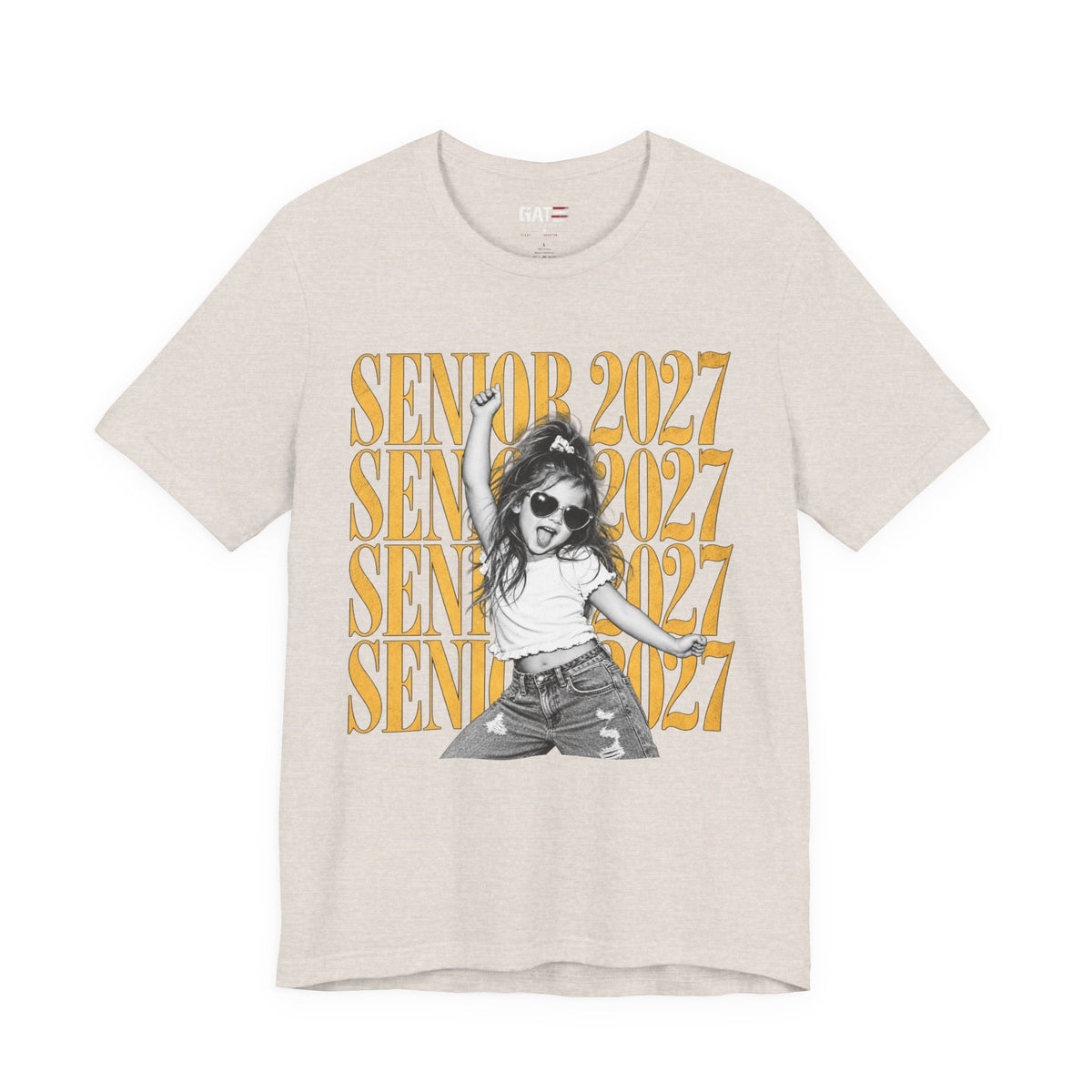 Personalized Senior 2027 Photo Shirt | Graduation Tee