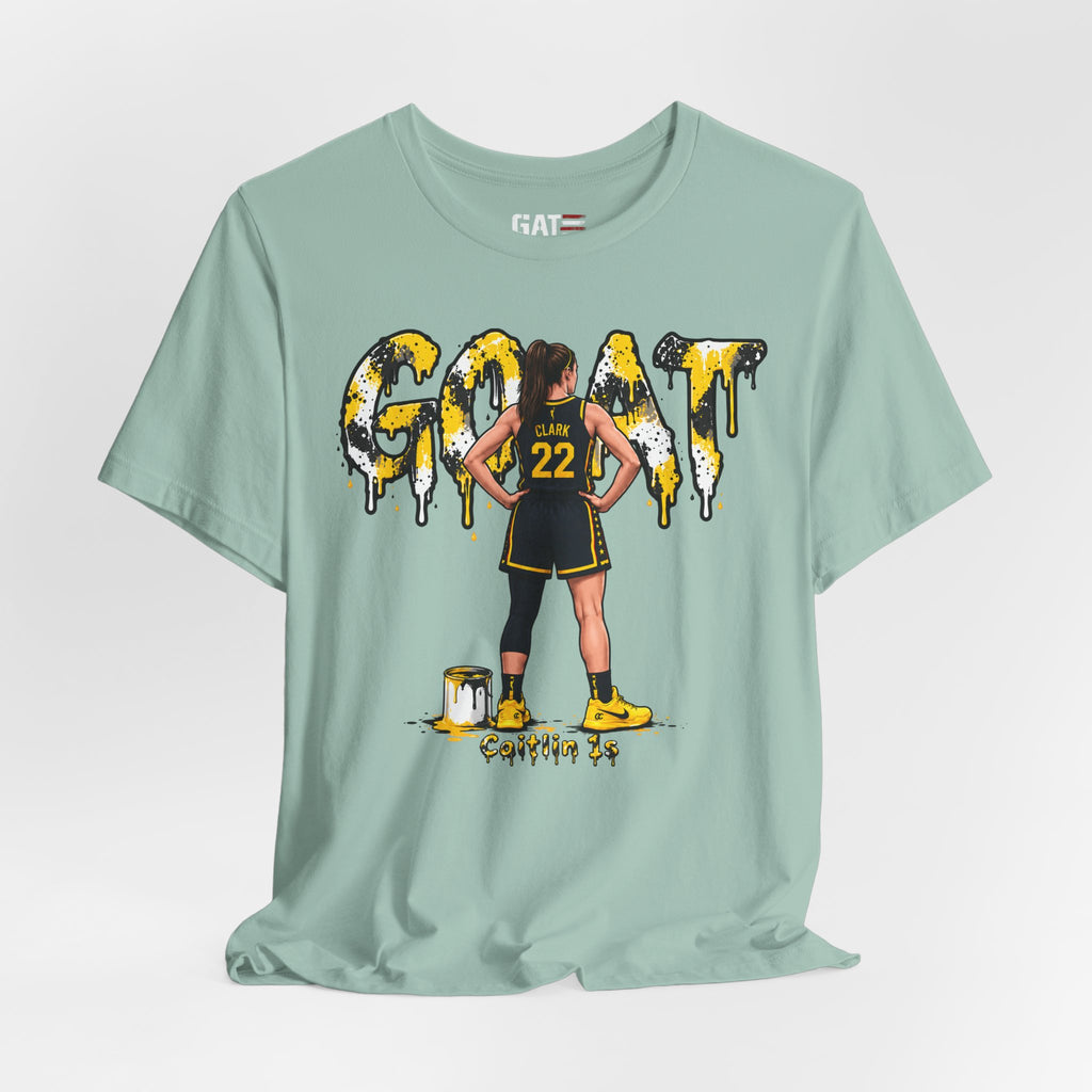 Caitlin Clark Caitlin 1s GOAT Yellow Sneaker Shirt