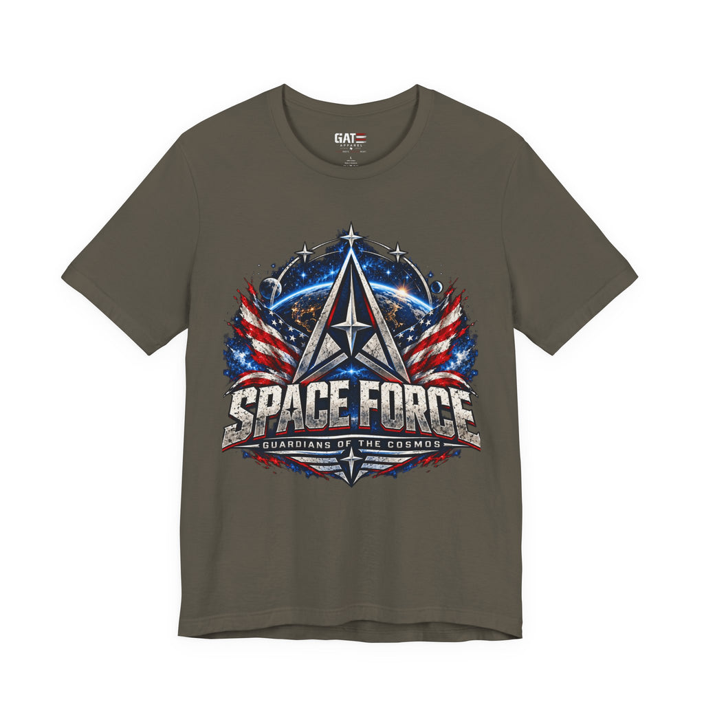 Space Force Graphic Tee — 'Guardians of the Cosmos' Patriotic Space T‑Shirt