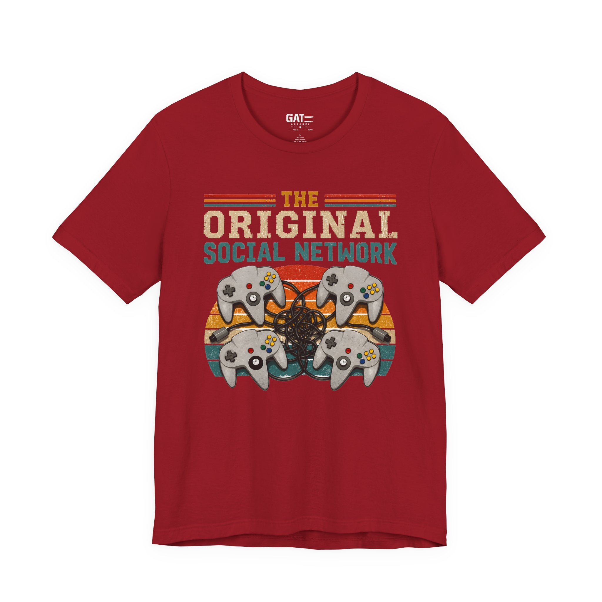 Original Social Network Shirt, Retro Gamer Shirt, N64 Inspired Gaming Tee, 90s Gamer Gift, Vintage Video Game Shirt