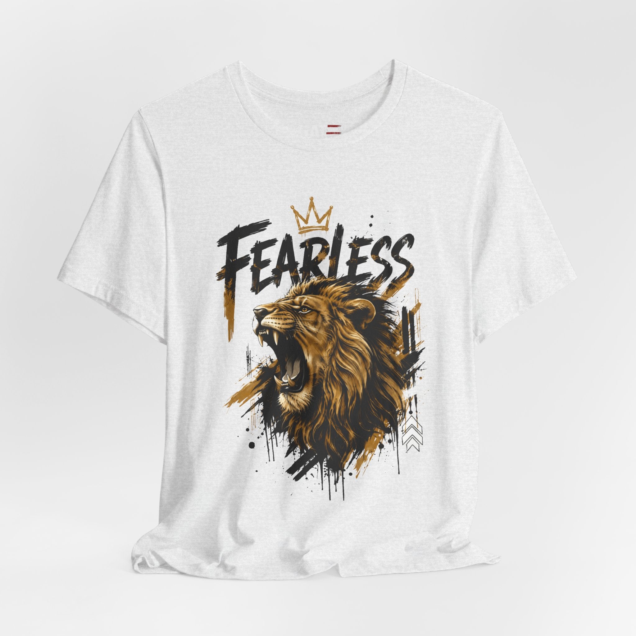 Fearless Lion Tee — Inspirational Graphic T-Shirt
