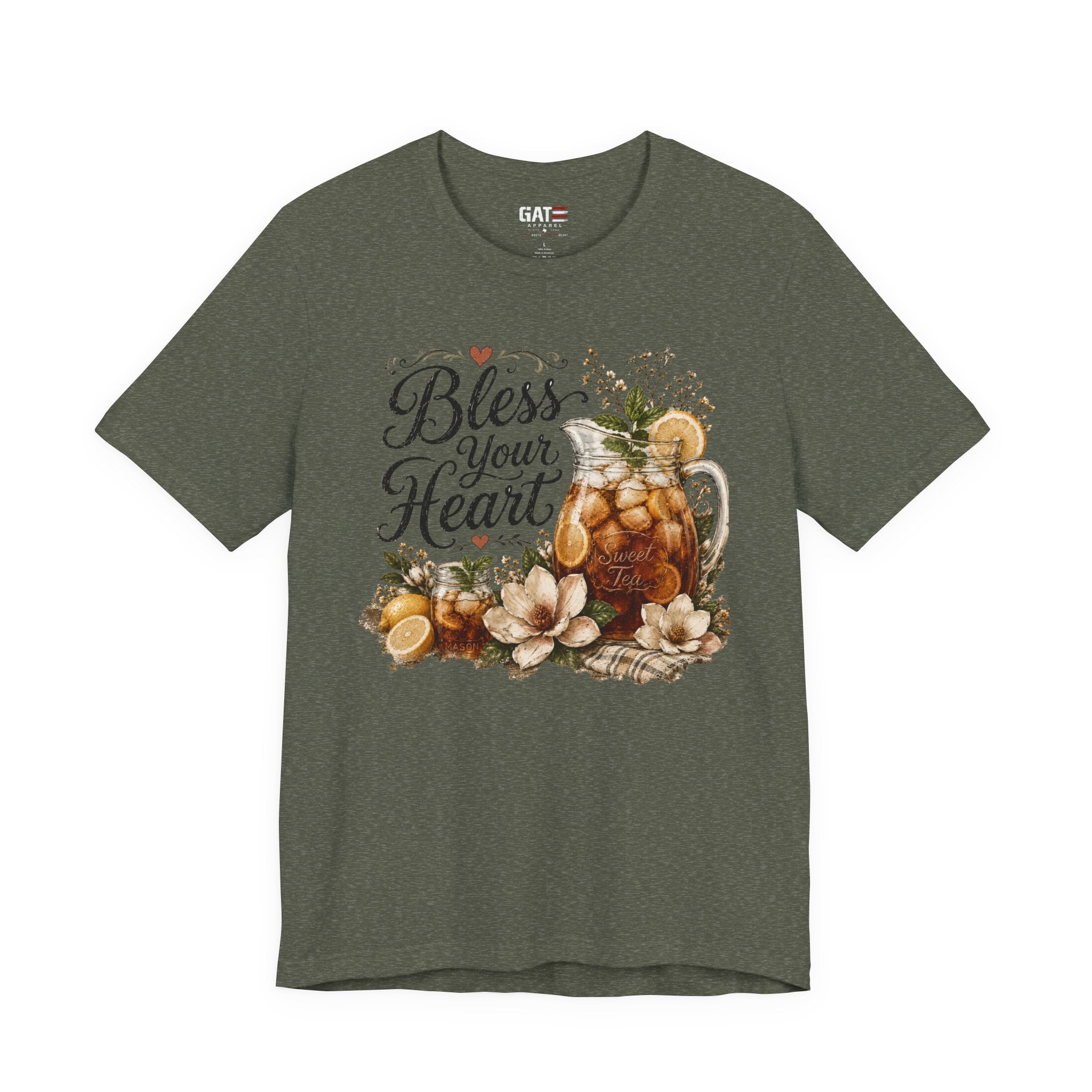 Funny Southern Shirt, Bless Your Heart Tee, Southern Humor Graphic Tee, Magnolia Floral Shirt, Country Girl Gift, Farmhouse Style Tee