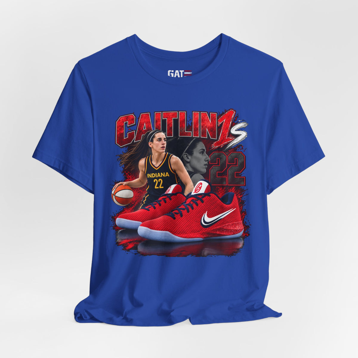 Caitlin Clark Caitlin 1s USA Reds Sneaker Shirt