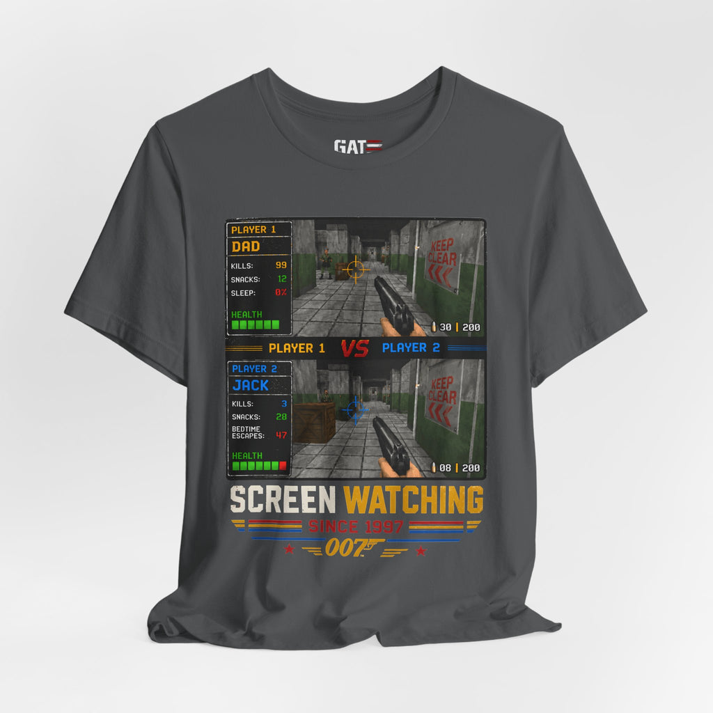 Personalized Gamer Shirt, Custom Gaming T Shirt, Retro Video Game Tee, Gamer Gift with Names, Old School Gaming Shirt, N64, Golden Eye