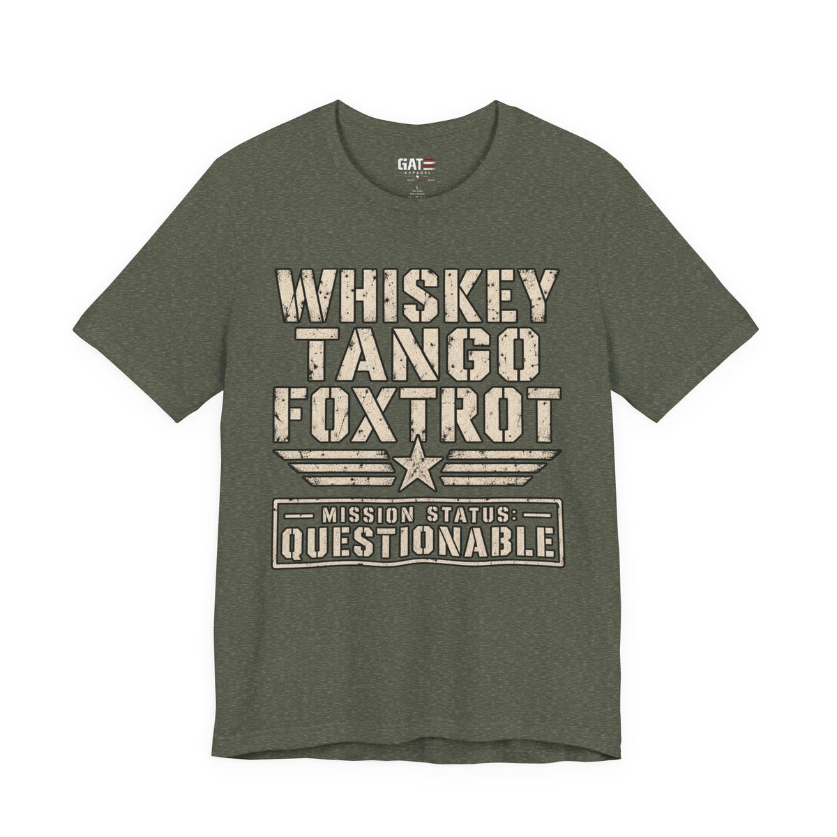 Whiskey Tango Foxtrot Mission Status Questionable Shirt