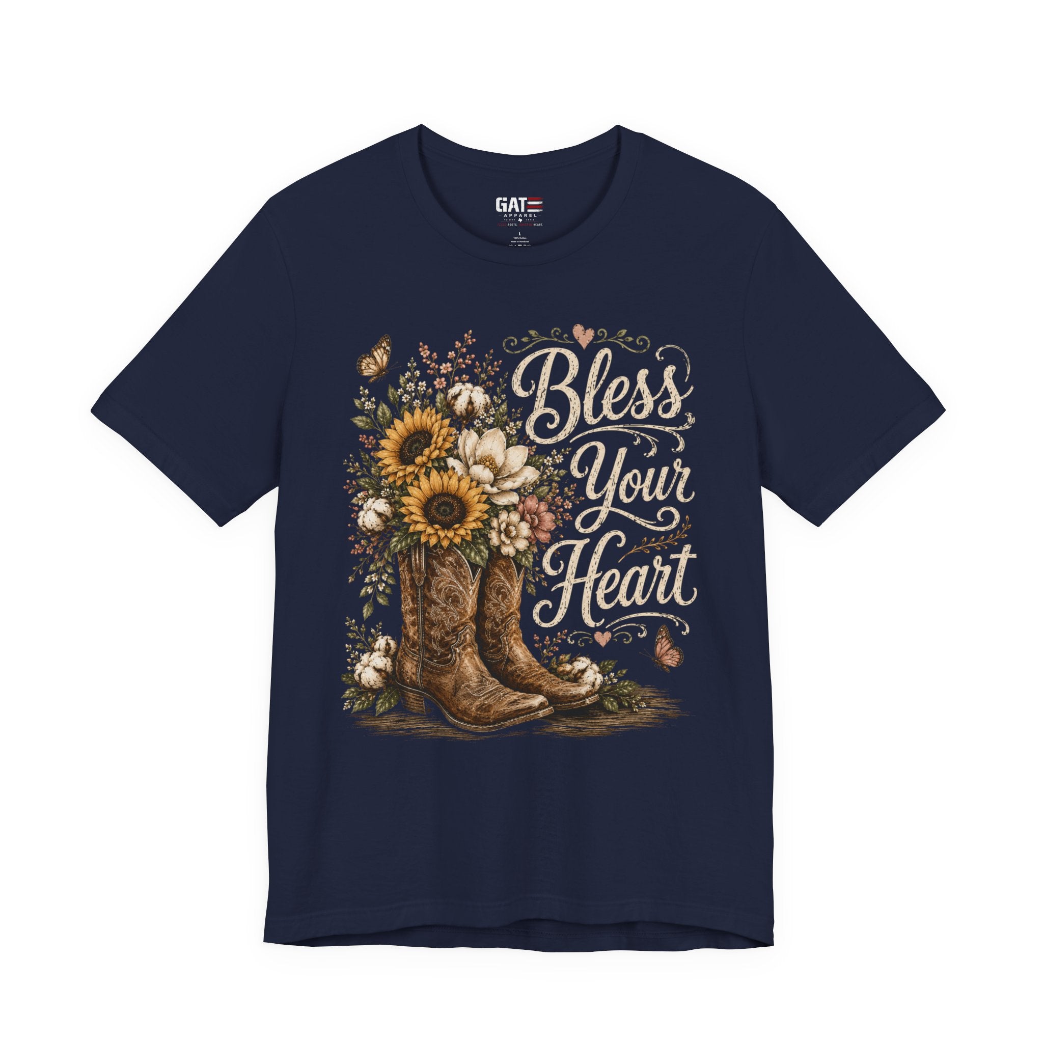 Funny Southern Shirt, Bless Your Heart Tee, Southern Humor Graphic Tee, Magnolia Floral Shirt, Country Girl Gift, Farmhouse Style Tee