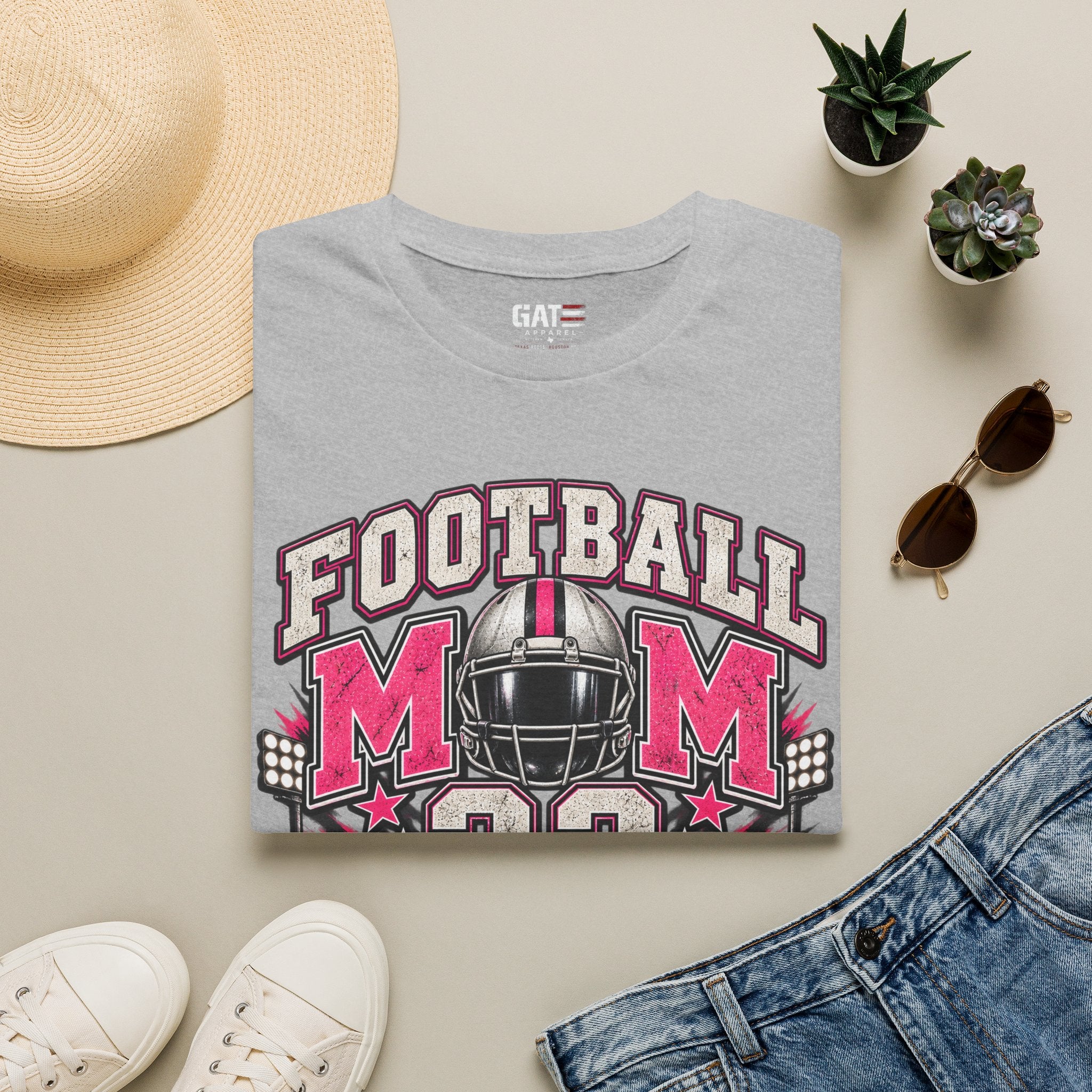 Football Mom Personalized Shirt Custom Player Name Number Game Day Tee