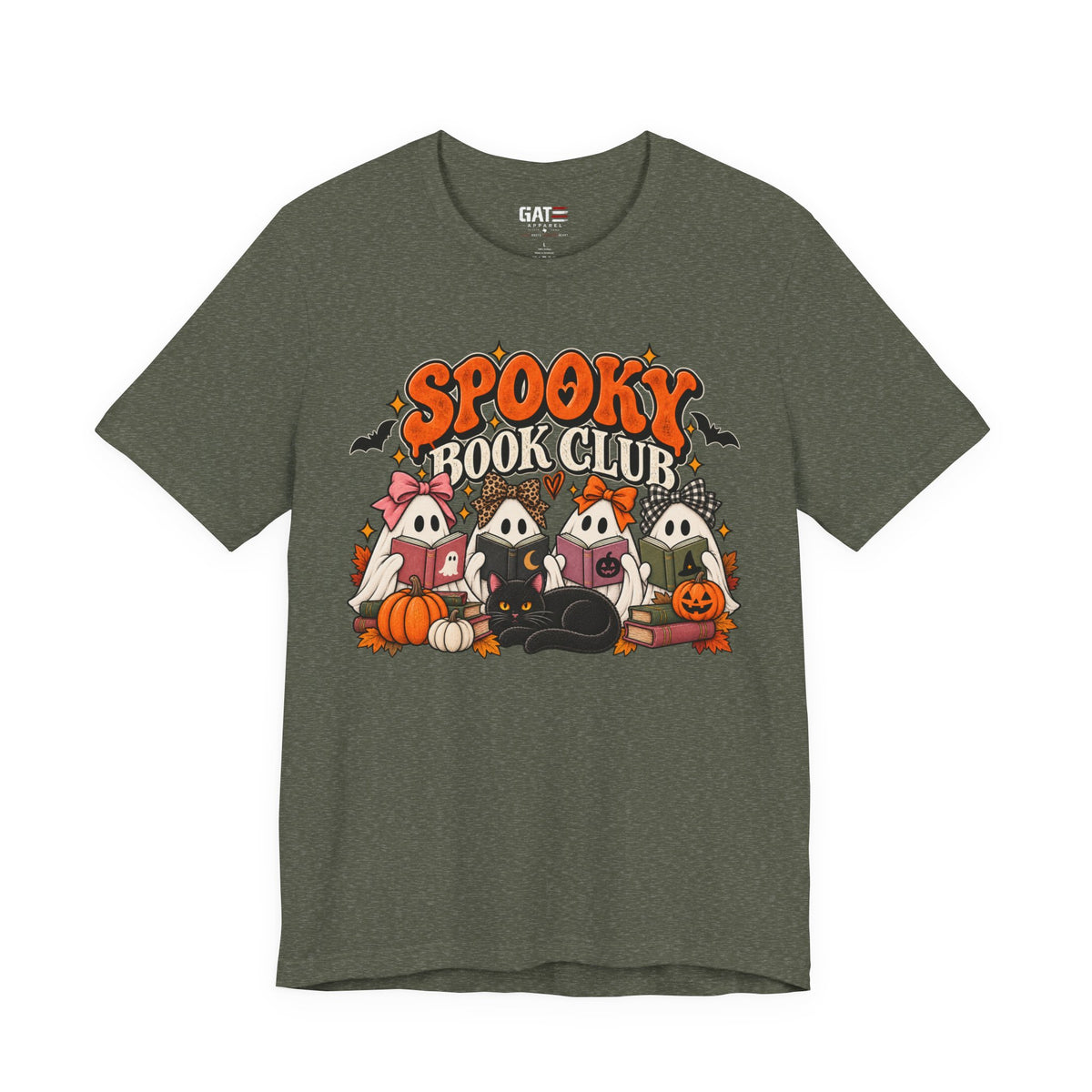 Spooky Book Club Halloween Shirt | Ghost Reading Tee