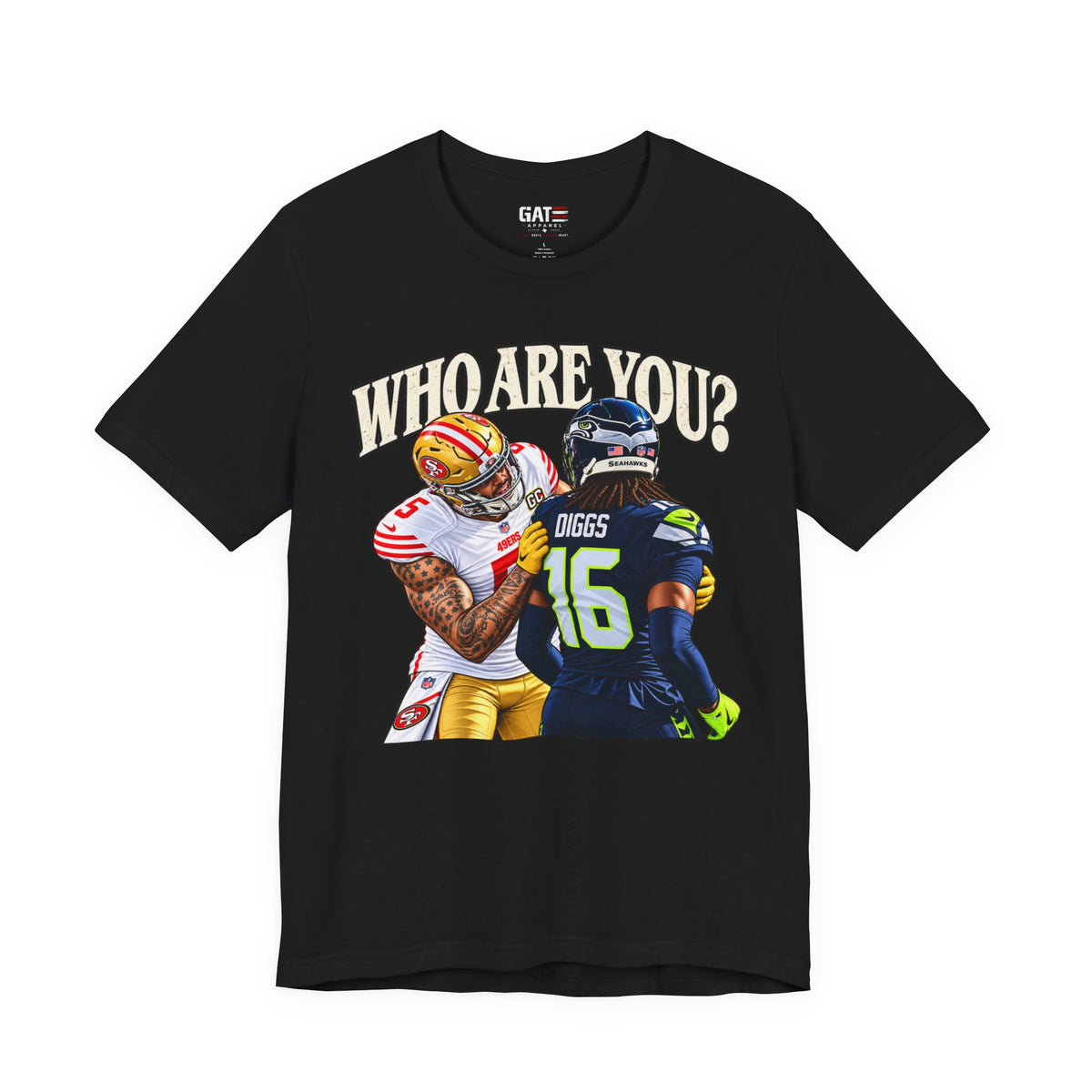 San Francisco 49ers Mike Evans Who Are You? Football T-Shirt