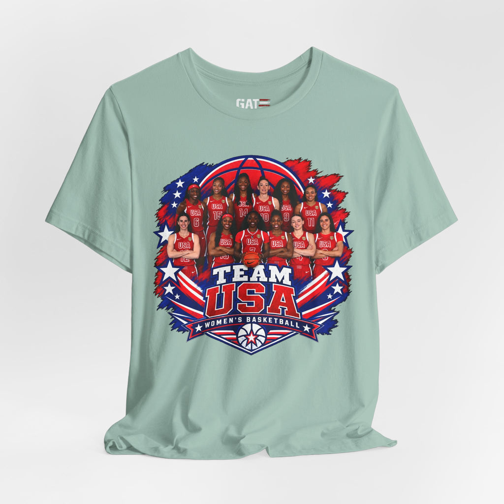 Team USA Women's Basketball Shirt | FIBA Tee 2026 Design 2