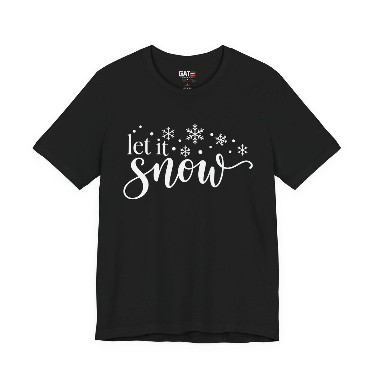 Let It Snow Winter Shirt - product mockup view 3