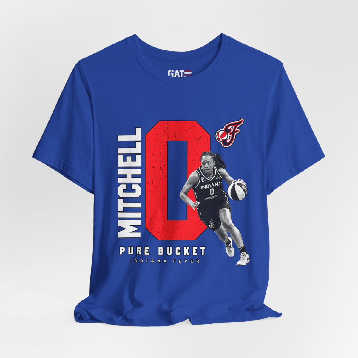 Kelsey Mitchell Shirt | Indiana Fever WNBA Basketball Tee