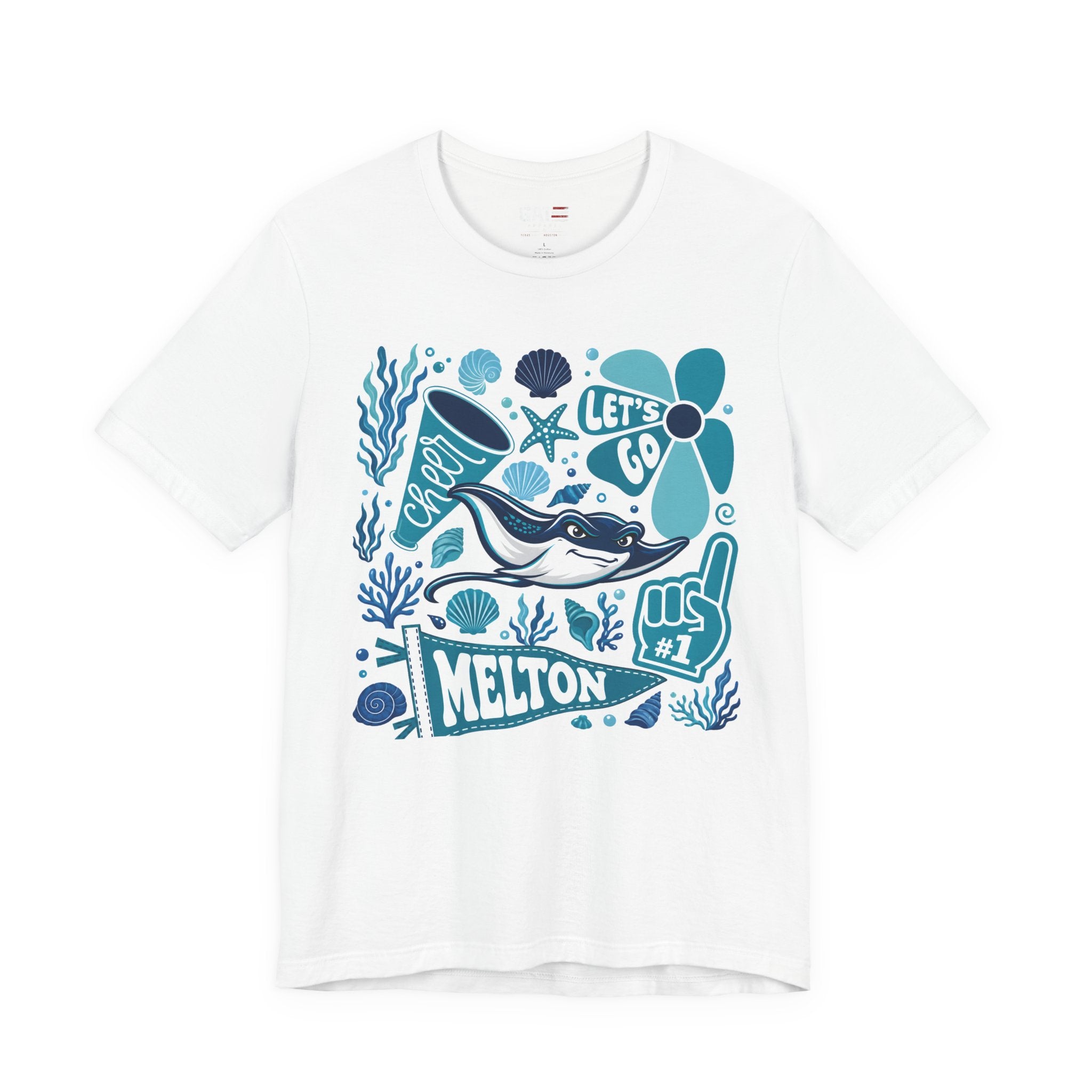 Melton Graphic Tee — 'Let's Go' Ocean Adventure T-Shirt