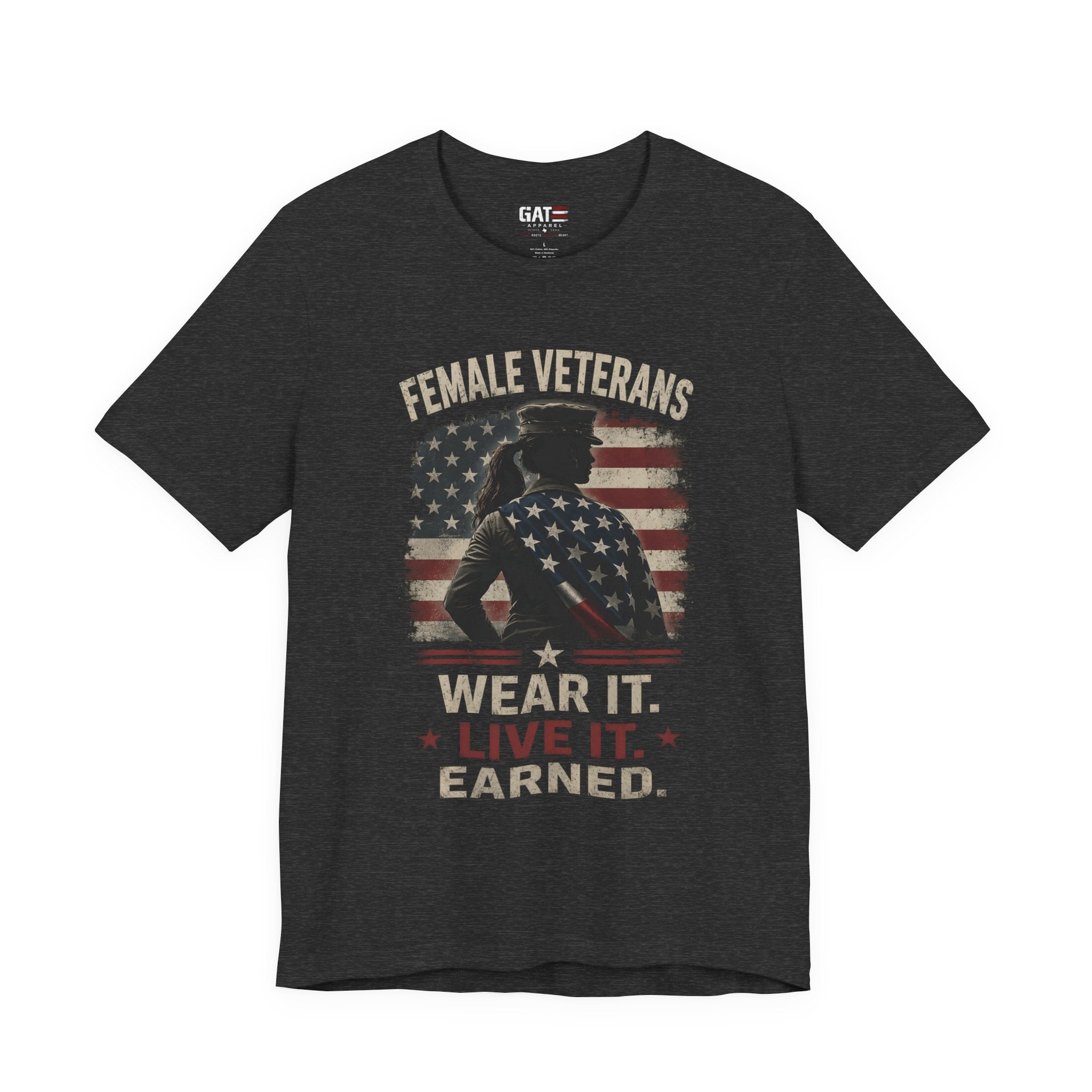 Female Veteran Shirt, Women Veteran Tee, Patriotic Military Shirt for Women, Female Veterans Gift, Veteran Pride Shirt, Women Who Served