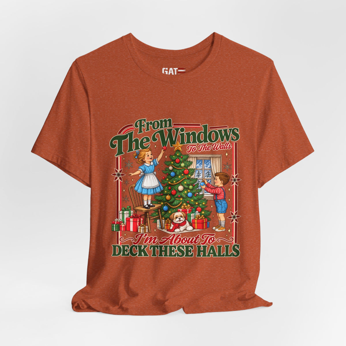 Deck These Halls Christmas Shirt | Funny Holiday Tee