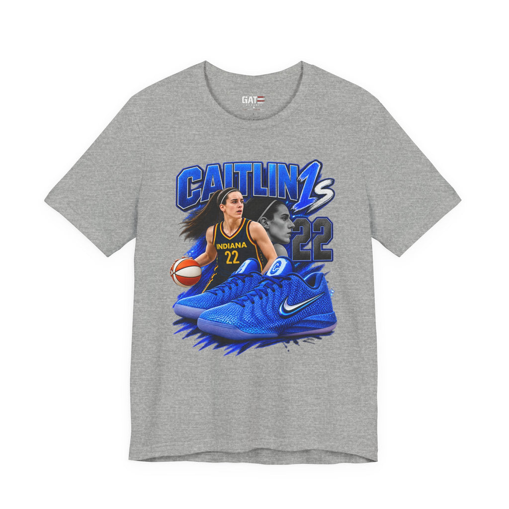 Caitlin Clark Caitlin 1s Blue Racer Sneaker Shirt