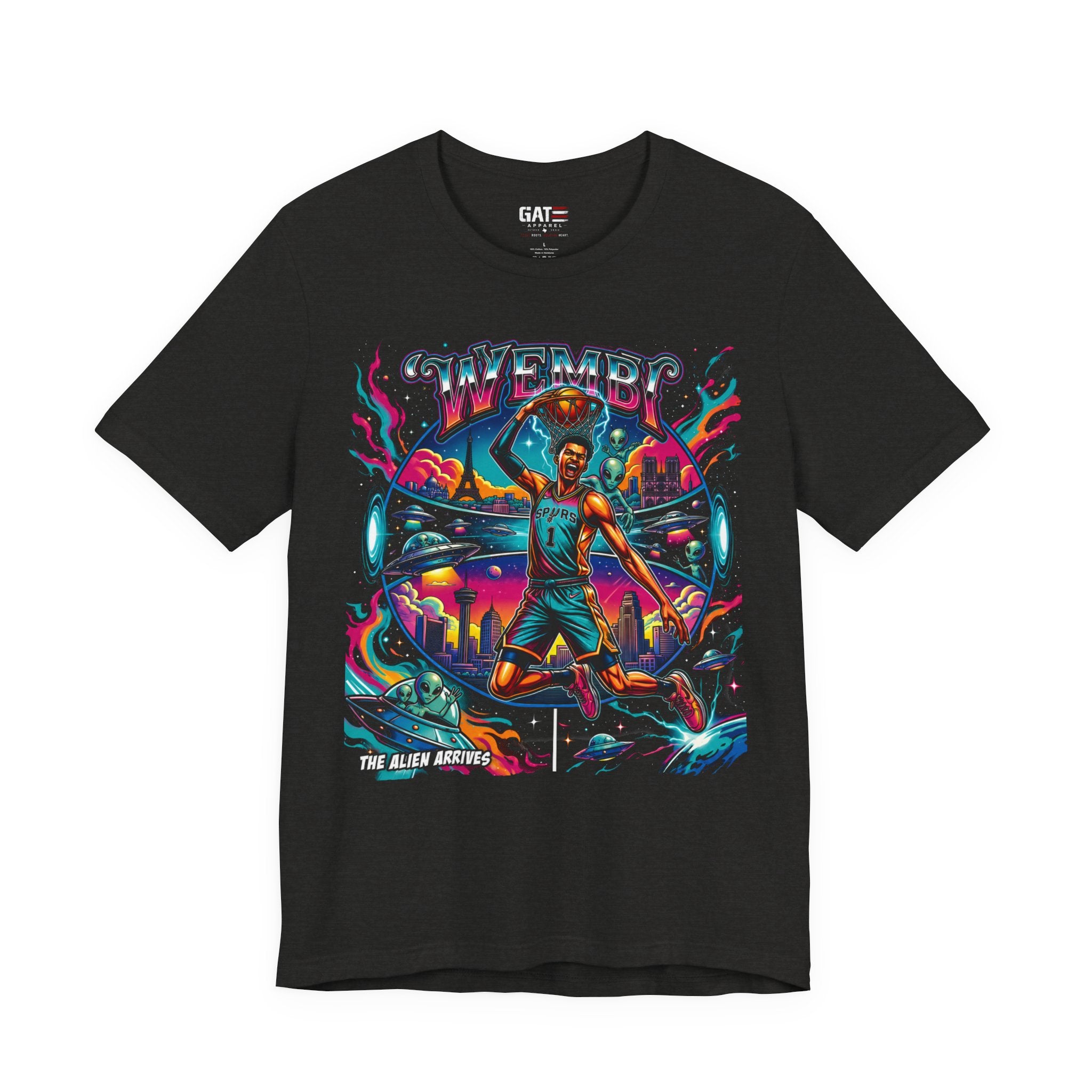 Victor Wembemyama |Wemby "The Alien"|San Antonio Spurs City Connect|NBA Graphic Tee