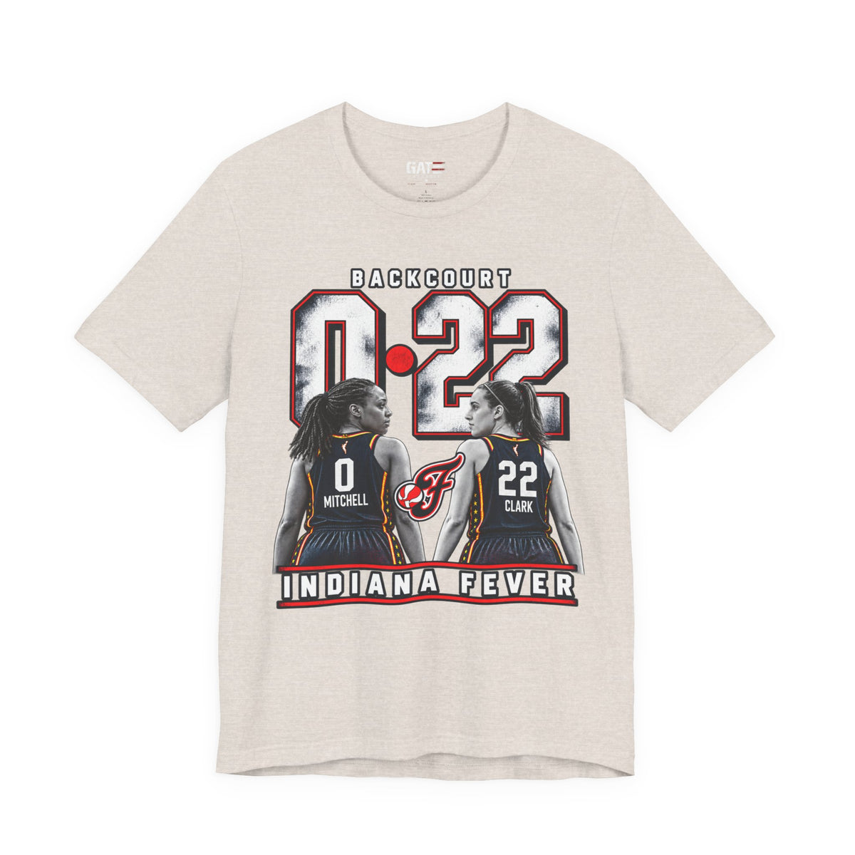 Caitlin Clark & Kelsey Mitchell Backcourt Shirt | Indiana Fever WNBA